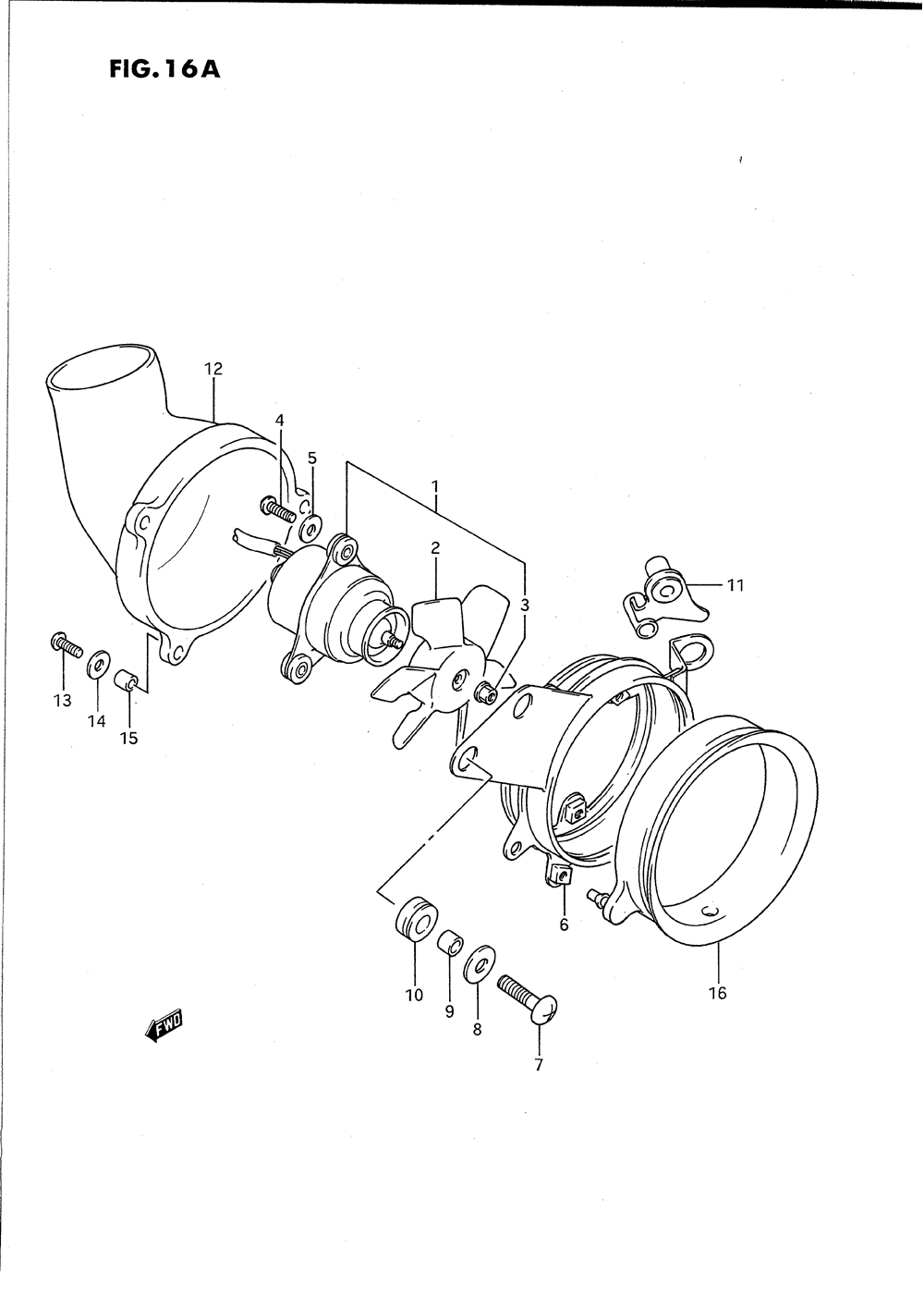 Cooling fan (california only)