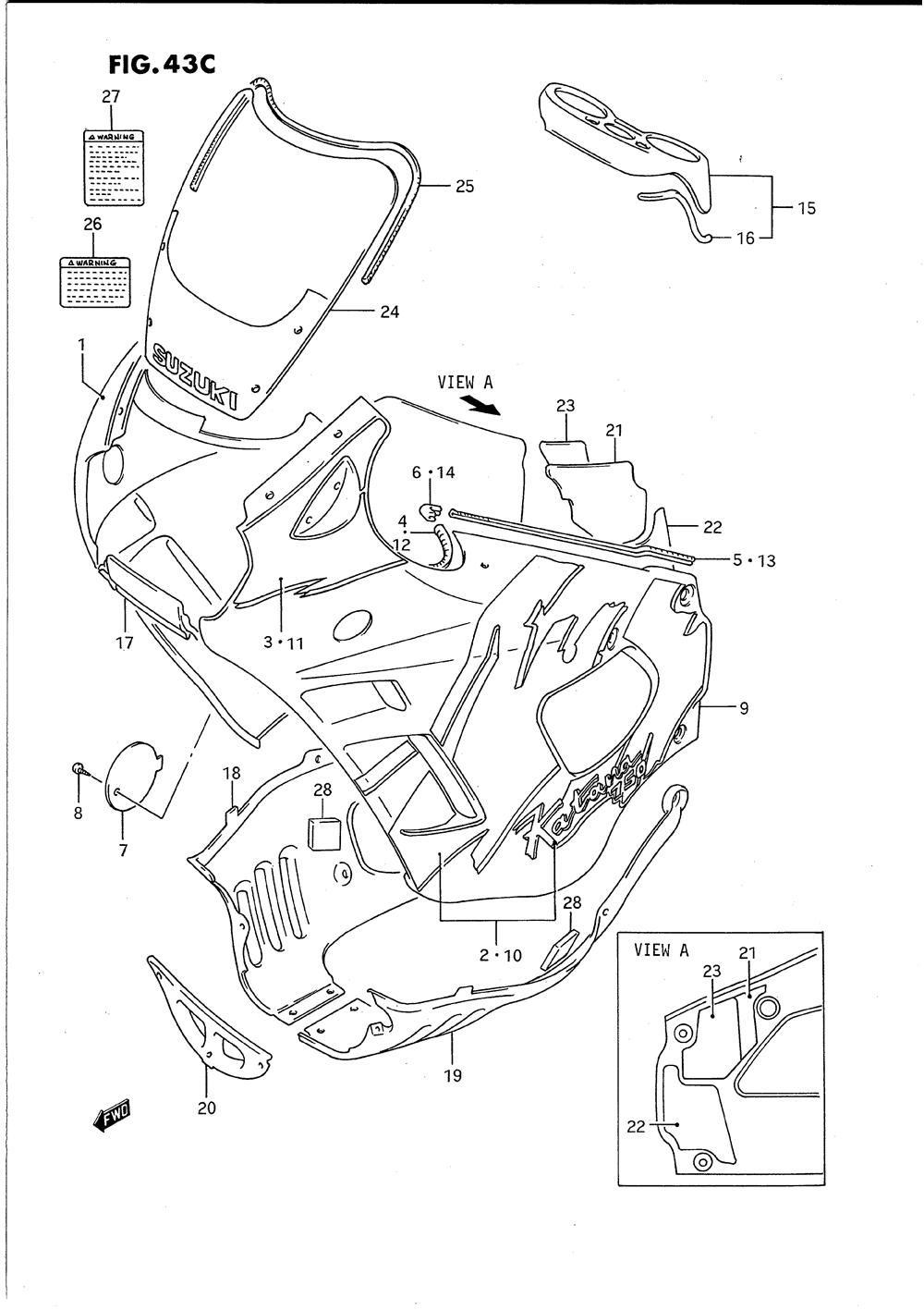 Cowling body (model n)