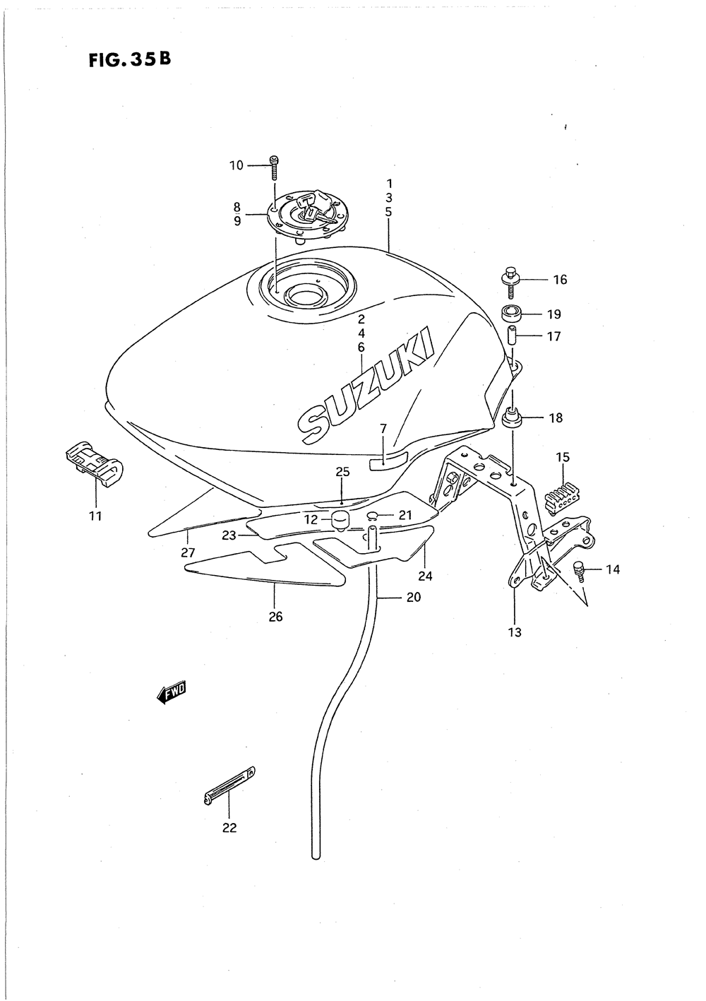 Fuel tank (model p_r_s_t)