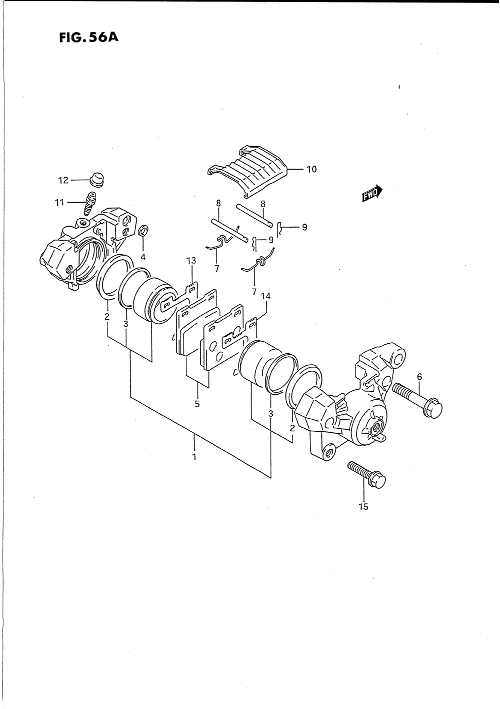 Rear caliper (model p_r_s_t)