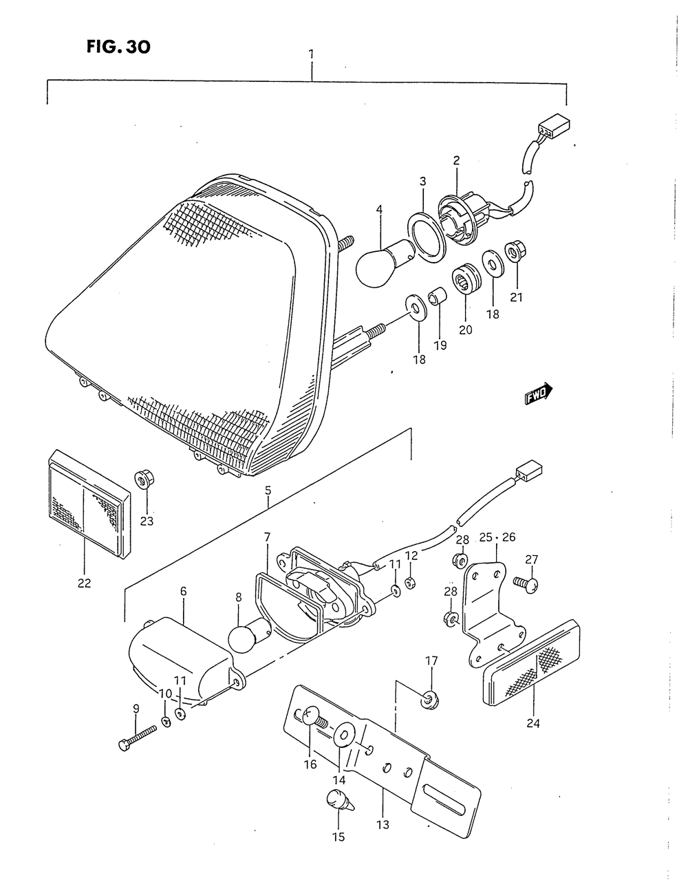 Rear combination lamp