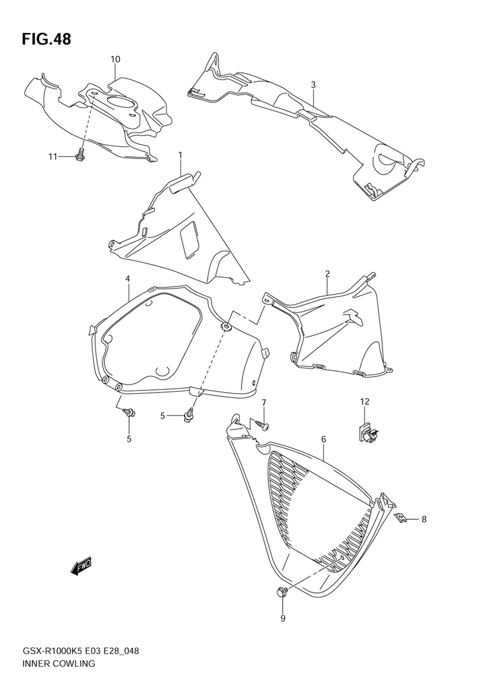 Inner cowling