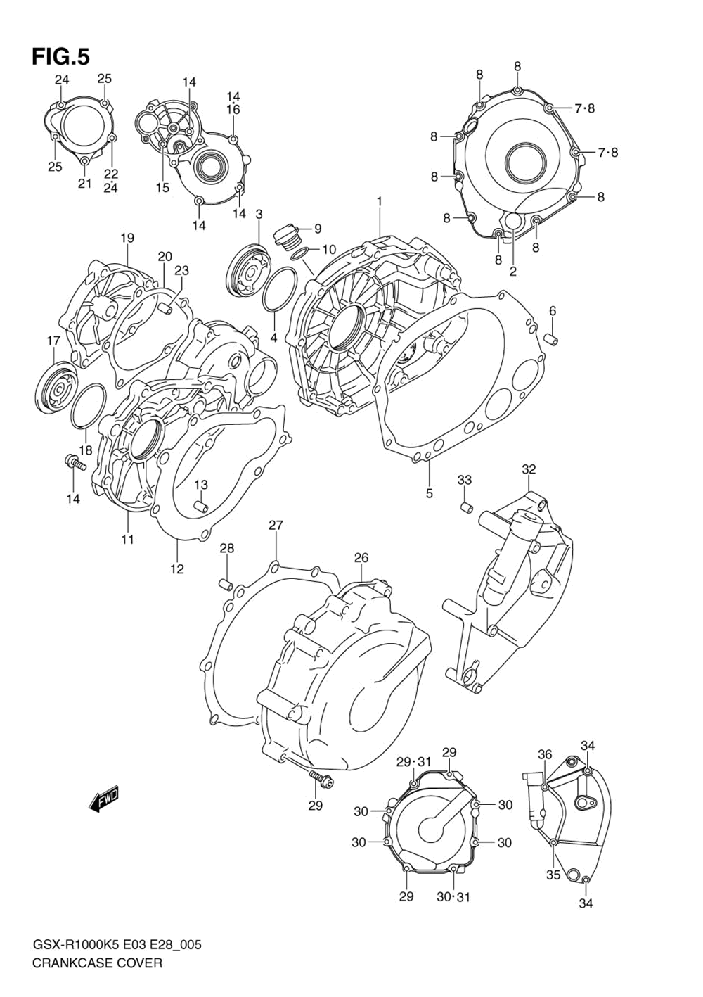 Crankcase cover