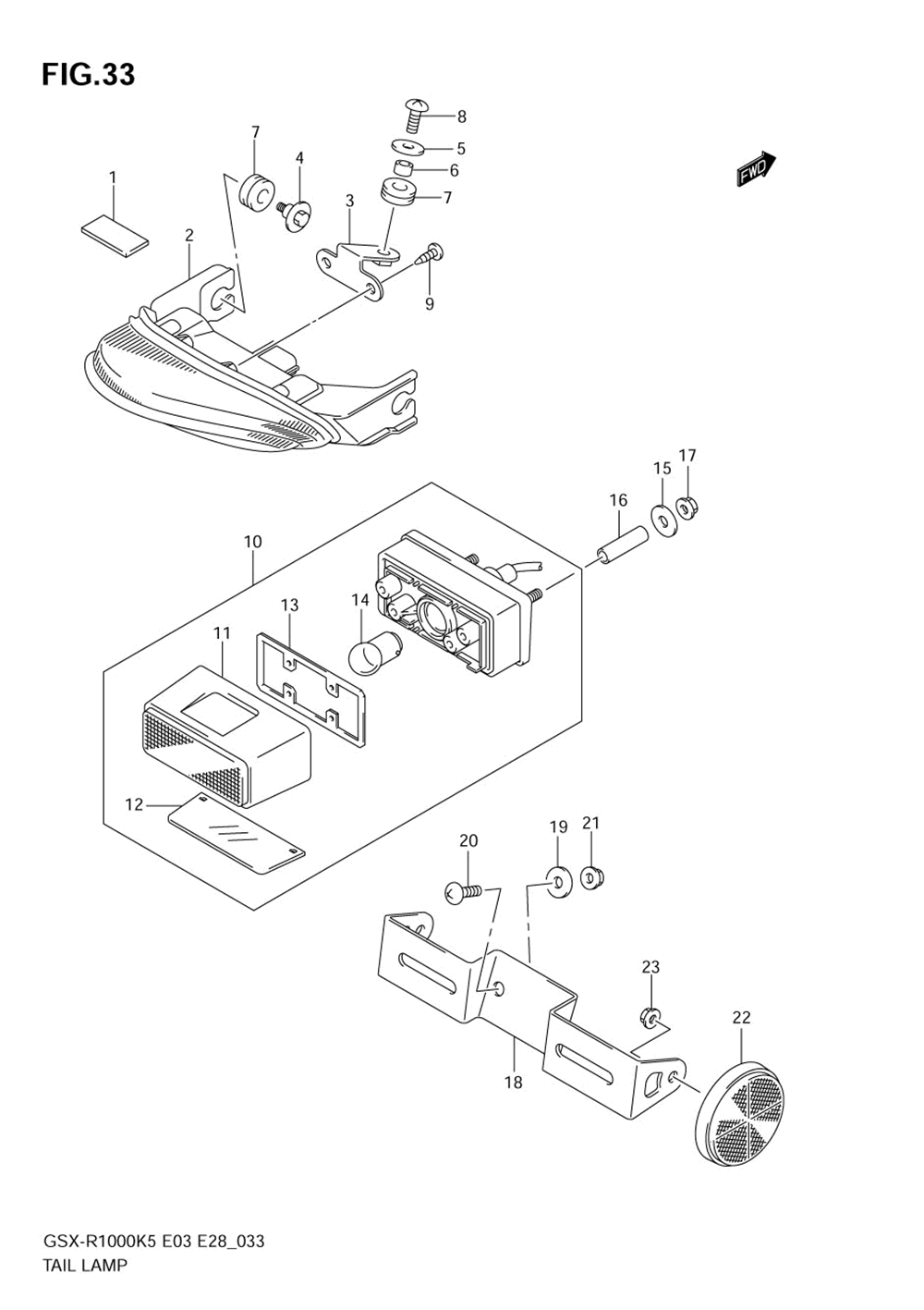 Rear combination lamp