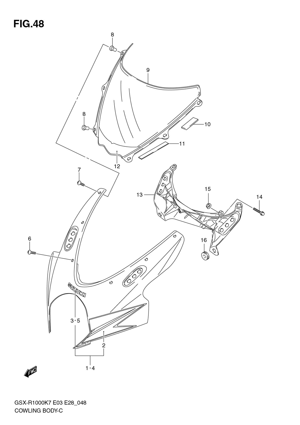 Cowling body