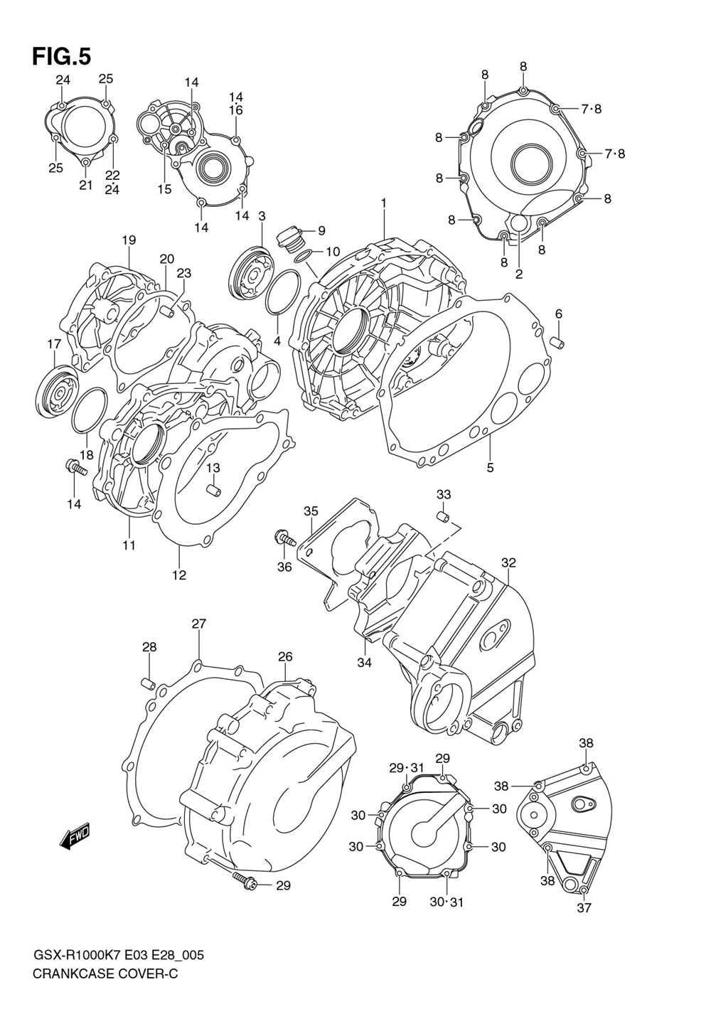 Crankcase cover