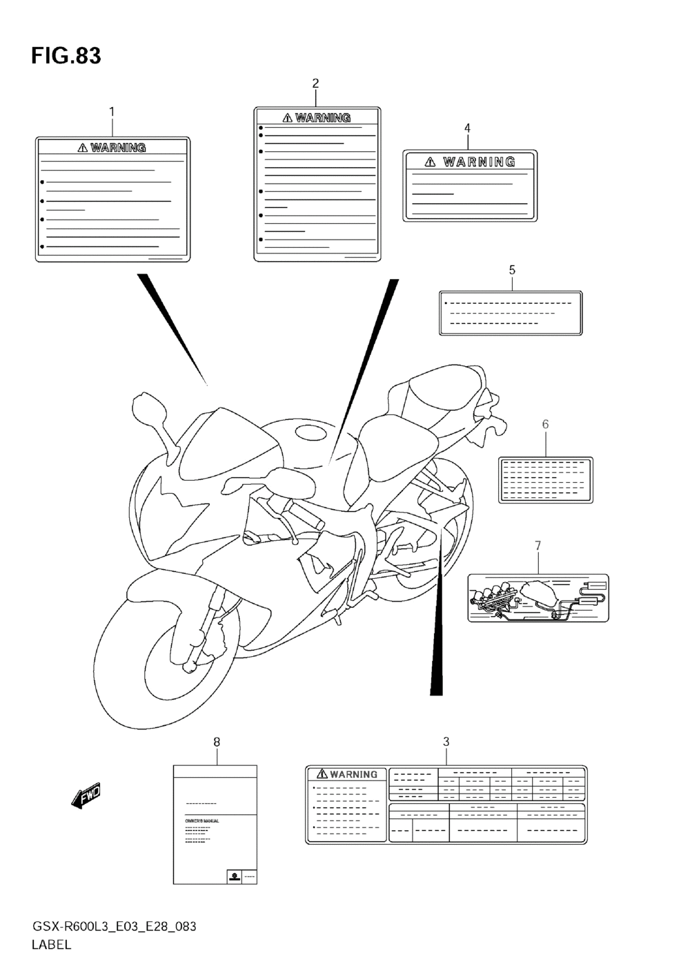 Label (gsx-r600l3 e33)