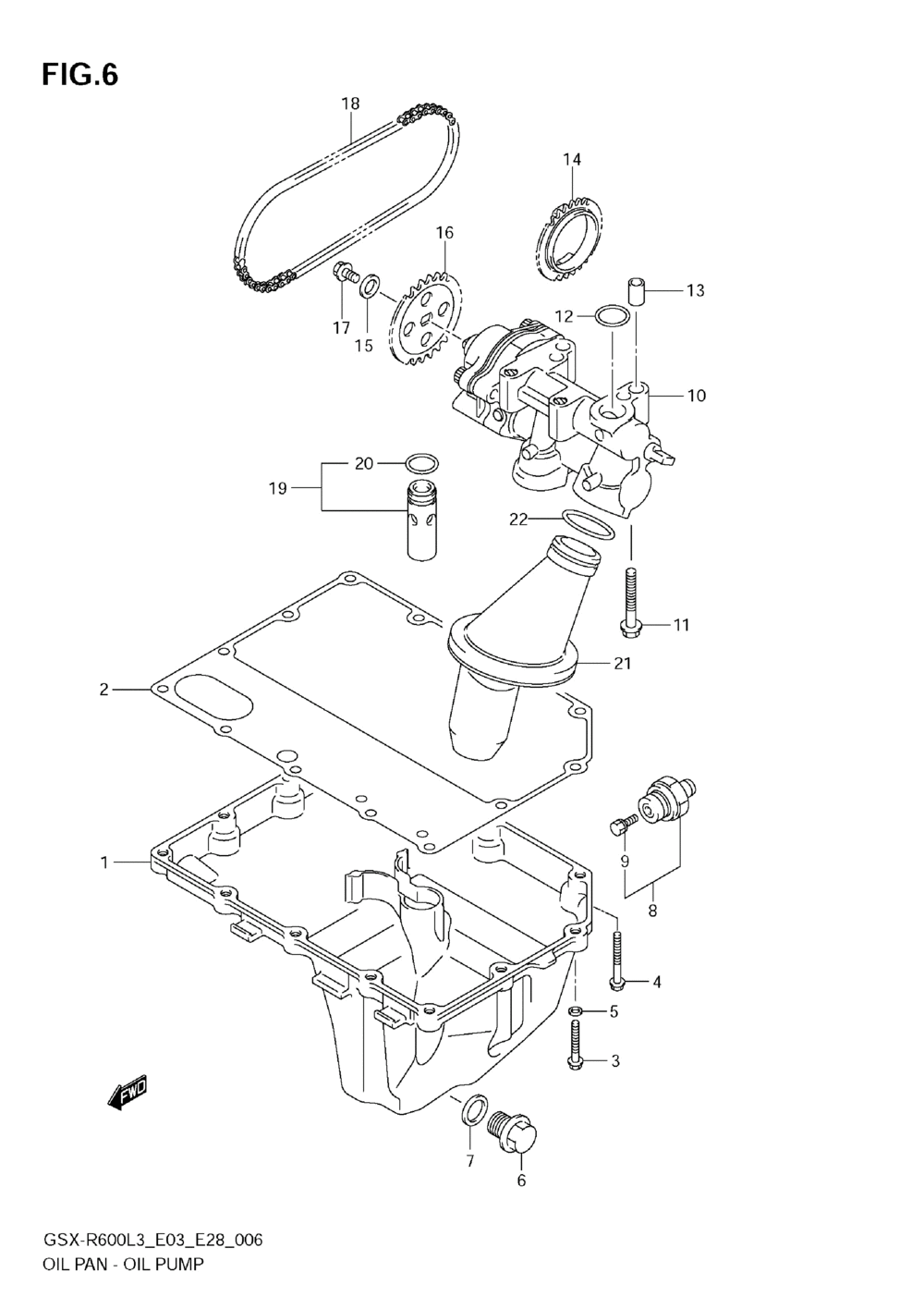 Oil pan - oil pump