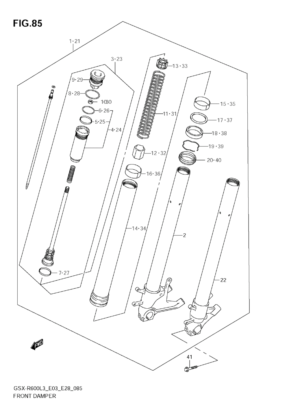 Front damper