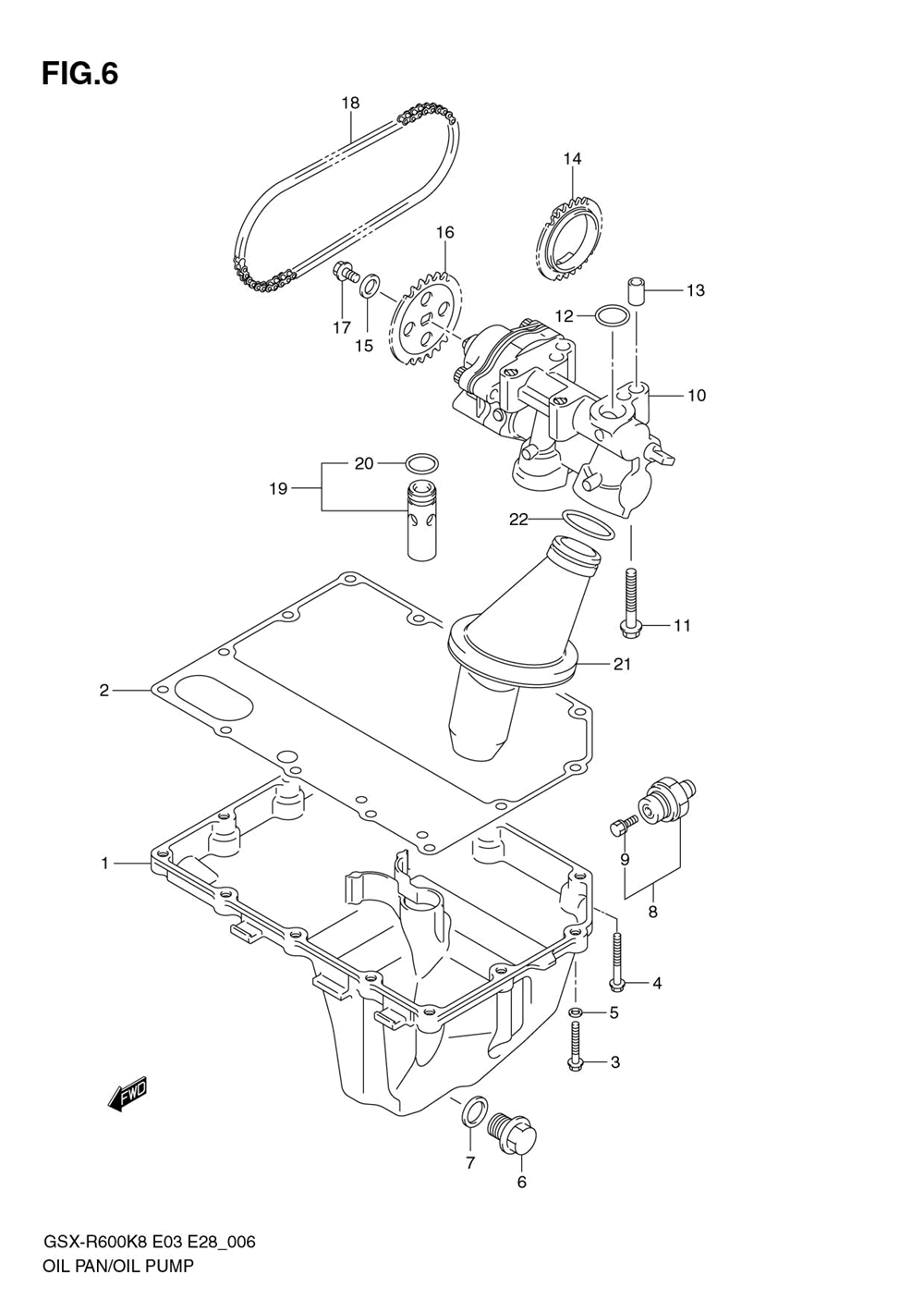 Oil pan - oil pump