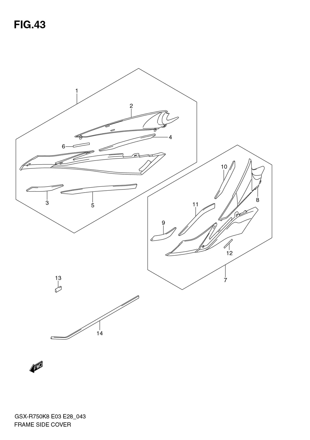 Frame side cover