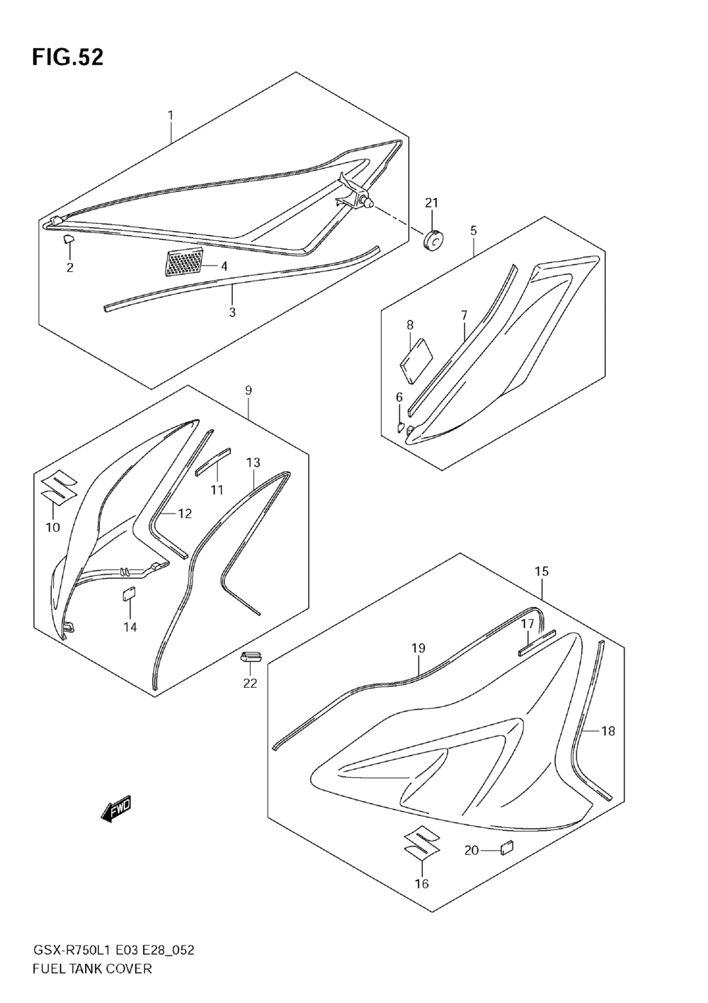 Fuel tank cover