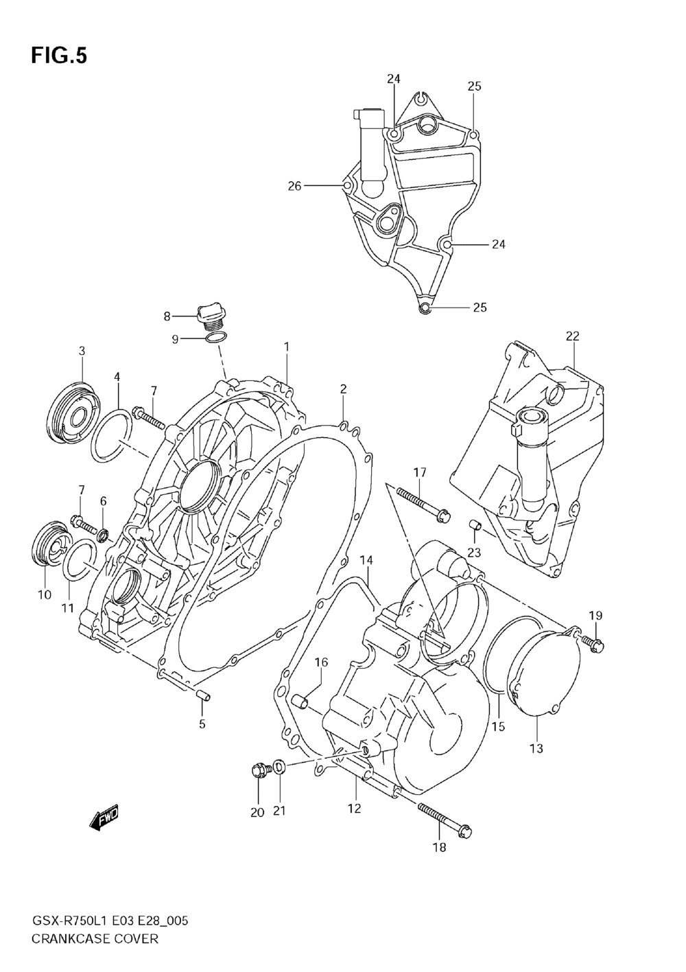 Crankcase cover