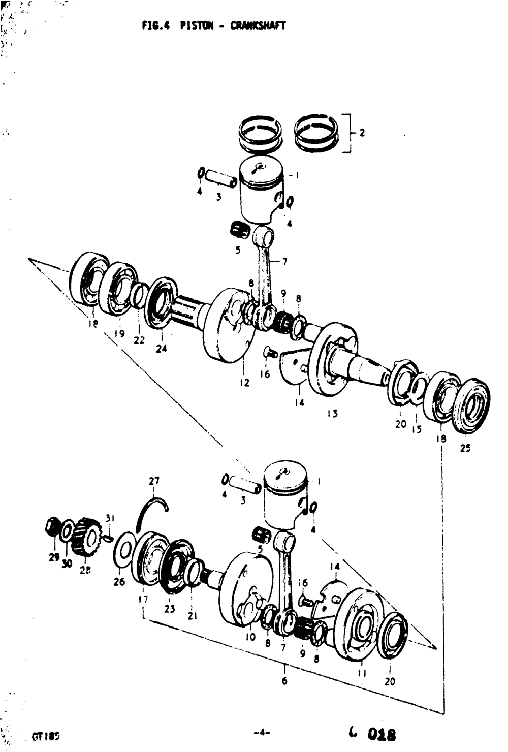 Piston - crankshaft