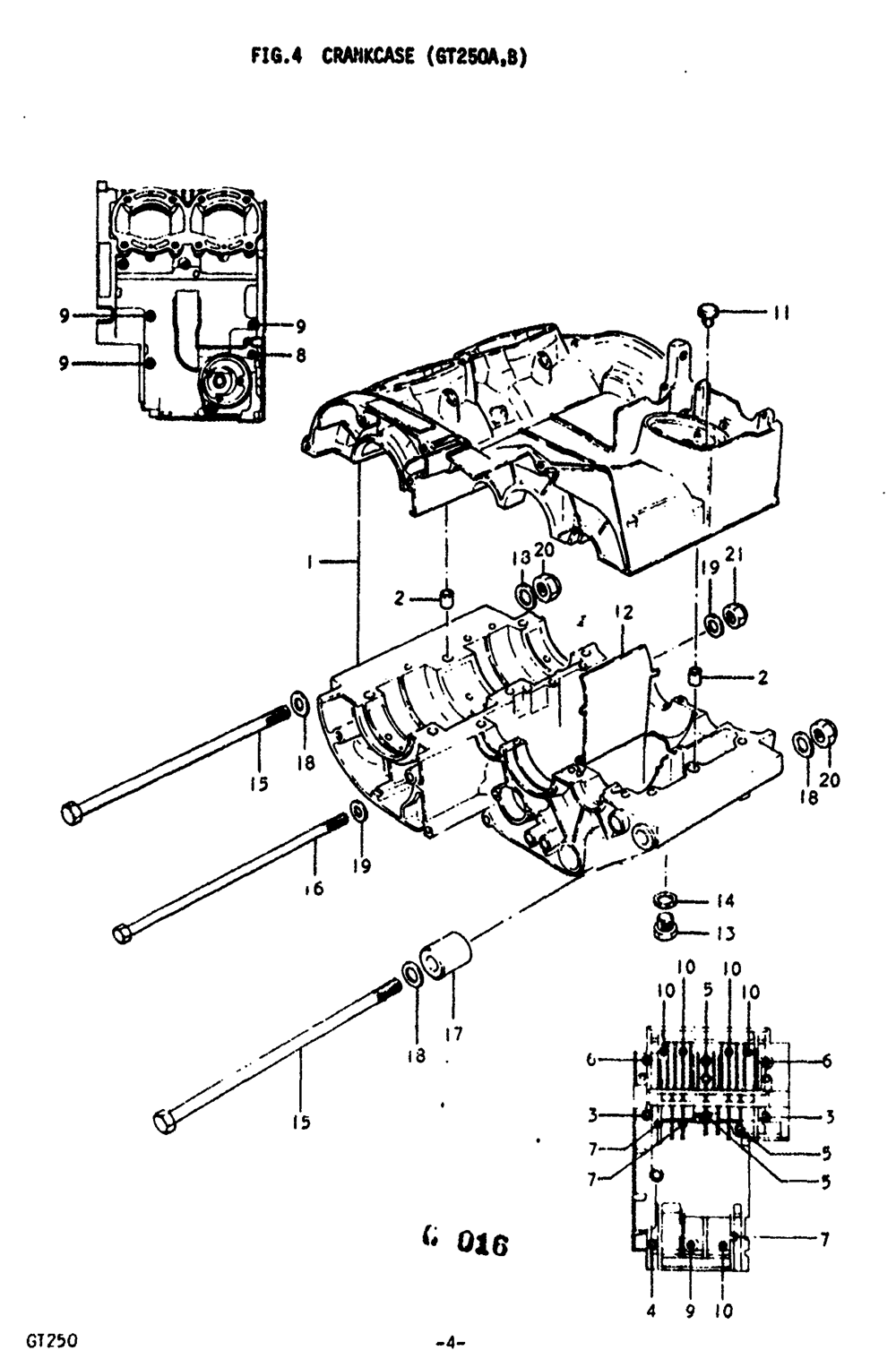 Crankcase (gt250a