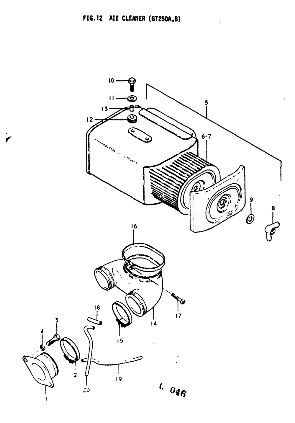 Air cleaner (gt250a