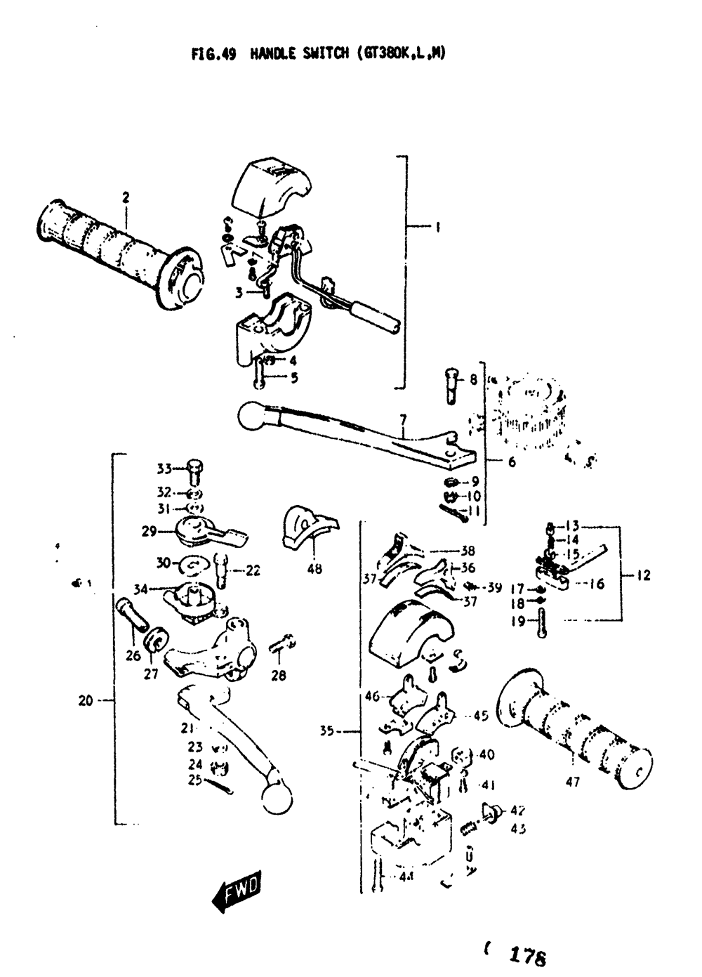 Handle switch (gt380k