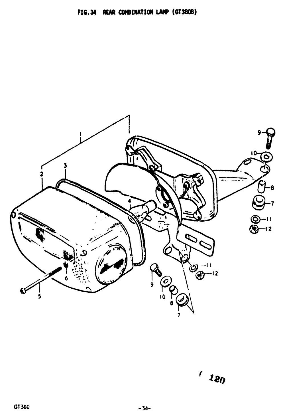 Rear combination lamp (gt380b)