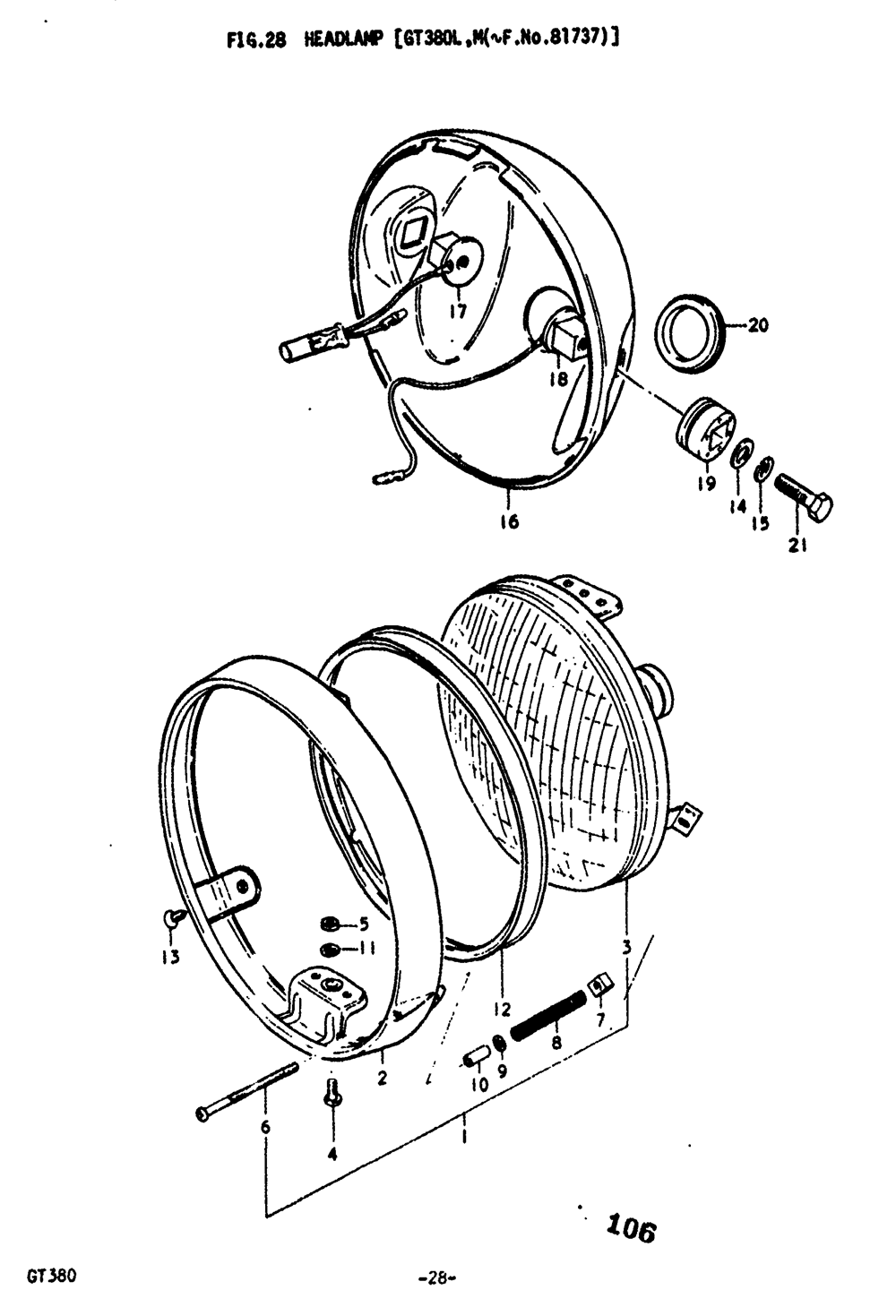 Headlamp [gt380l