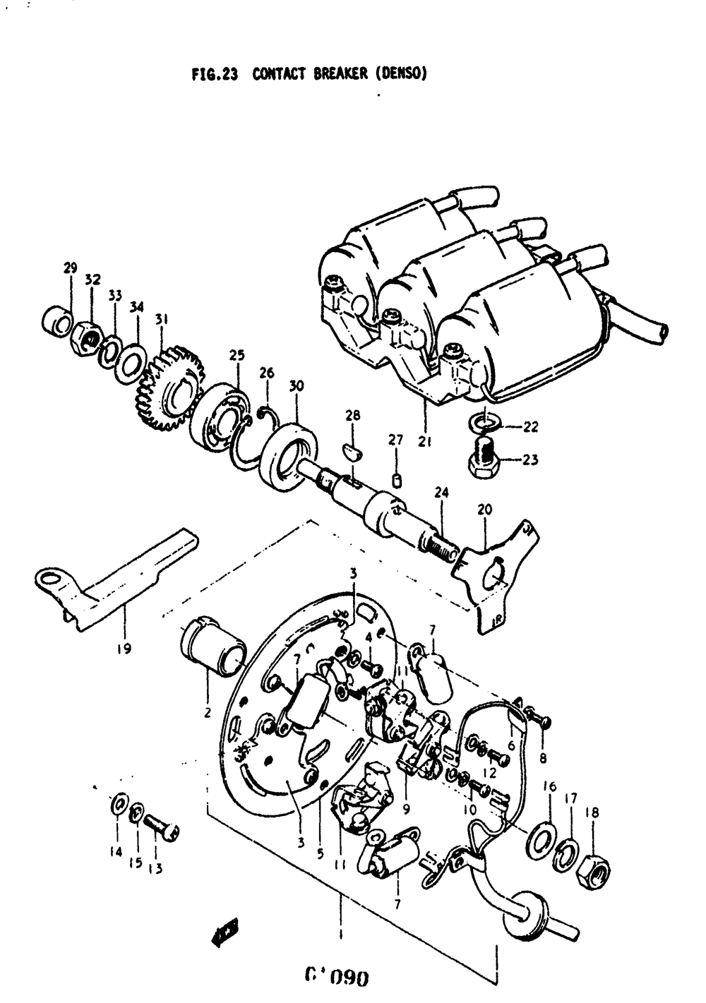 Contact breaker (denso)