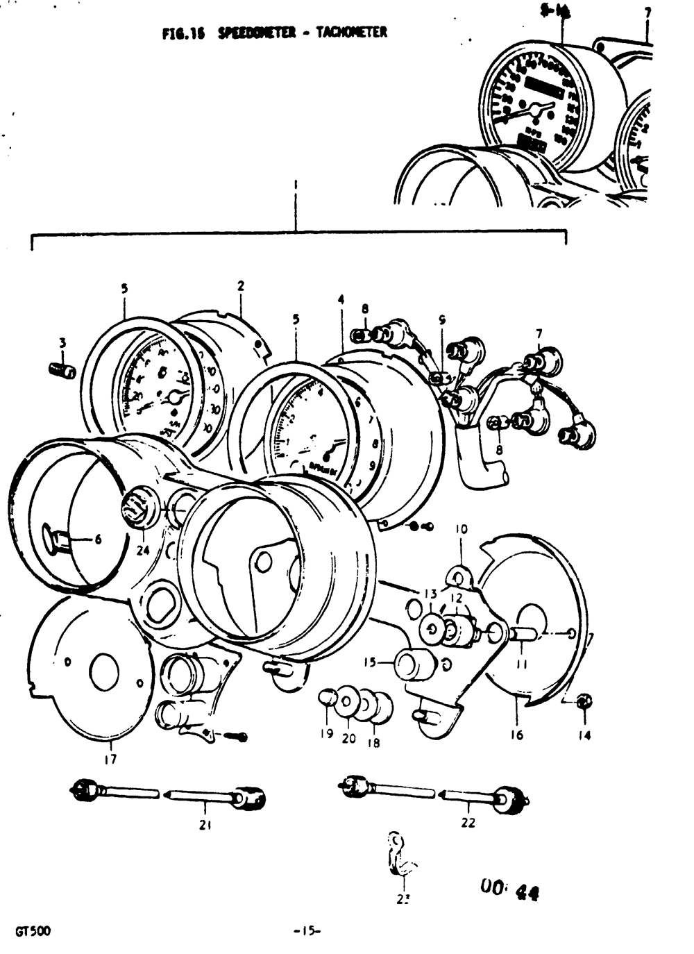 Speedometer - tachometer