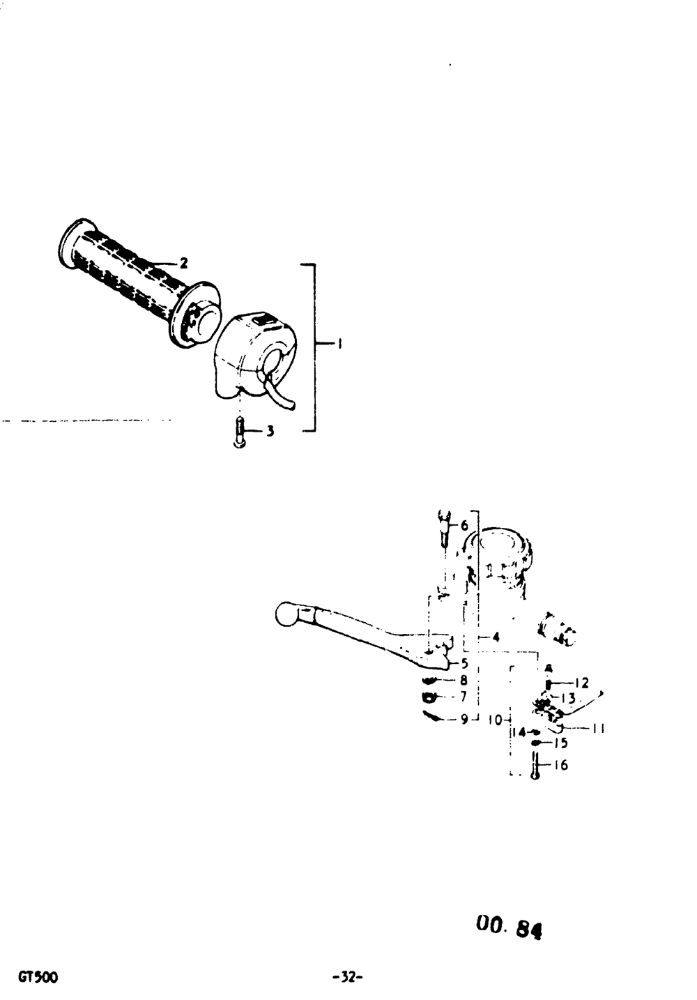 Handle switch rm