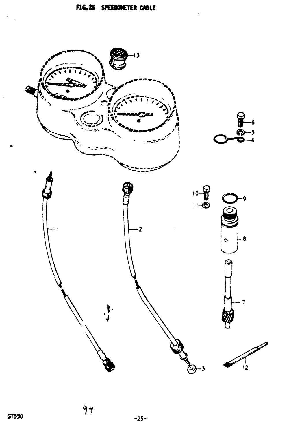 Speedometer cable