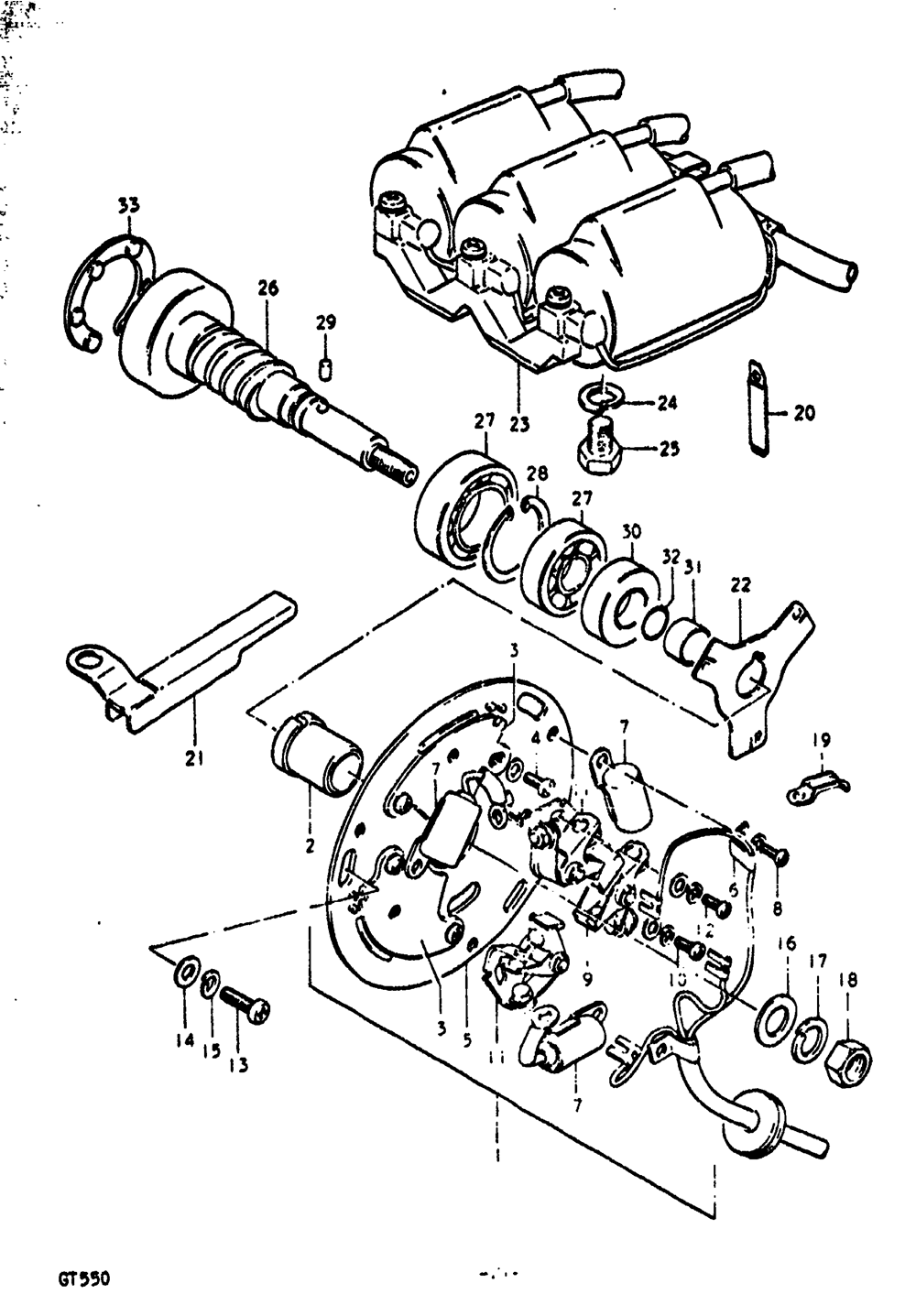 Contact breaker (made by nippon denso)