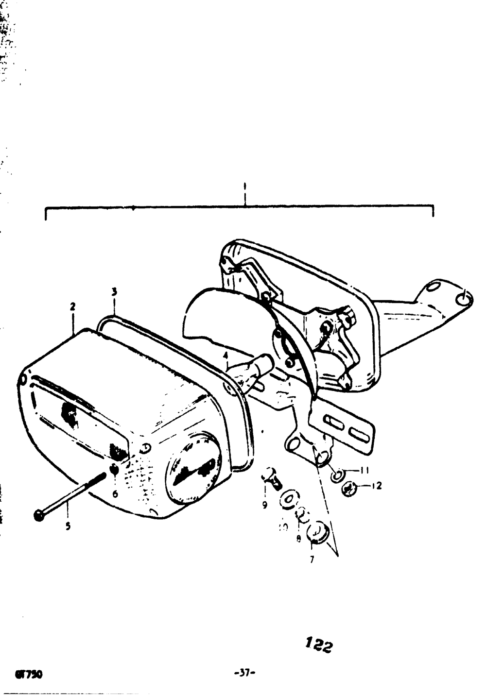 Rear combination lamp (gt750b)