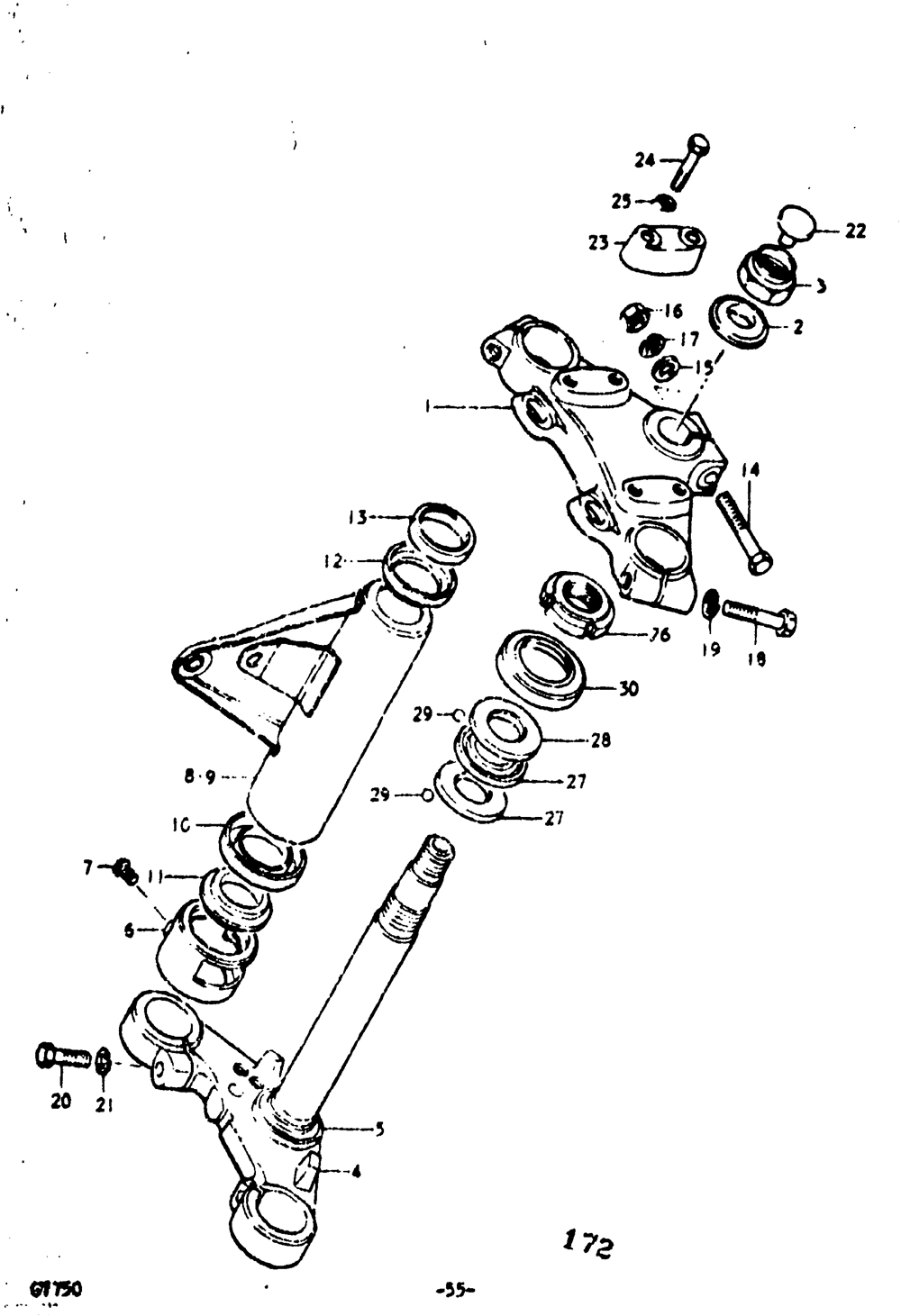 Steering stem