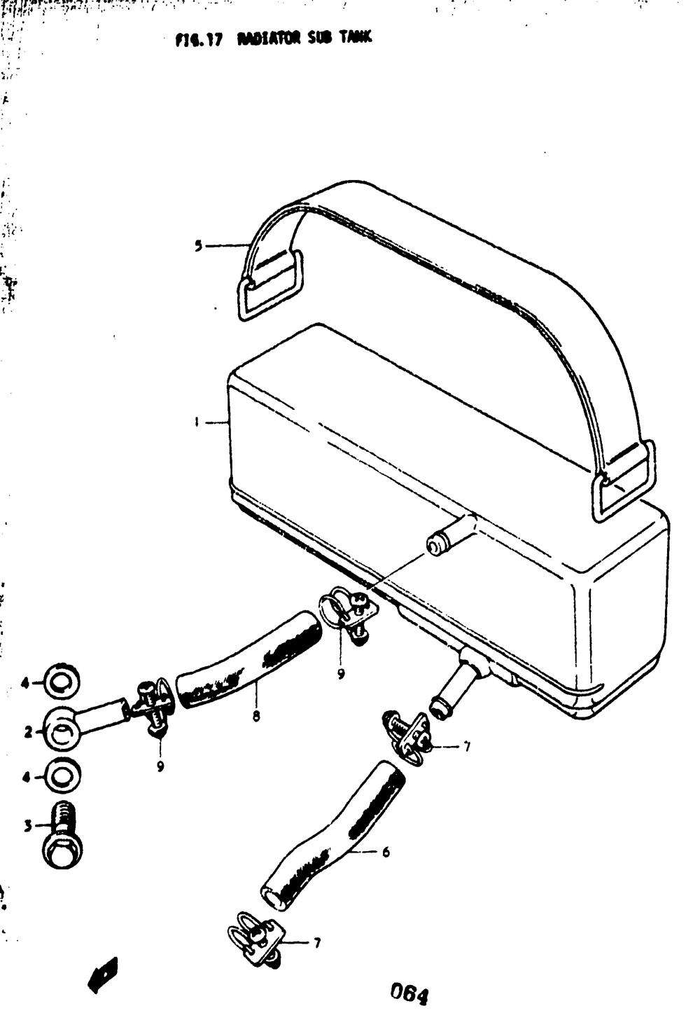 Radiator sub tank