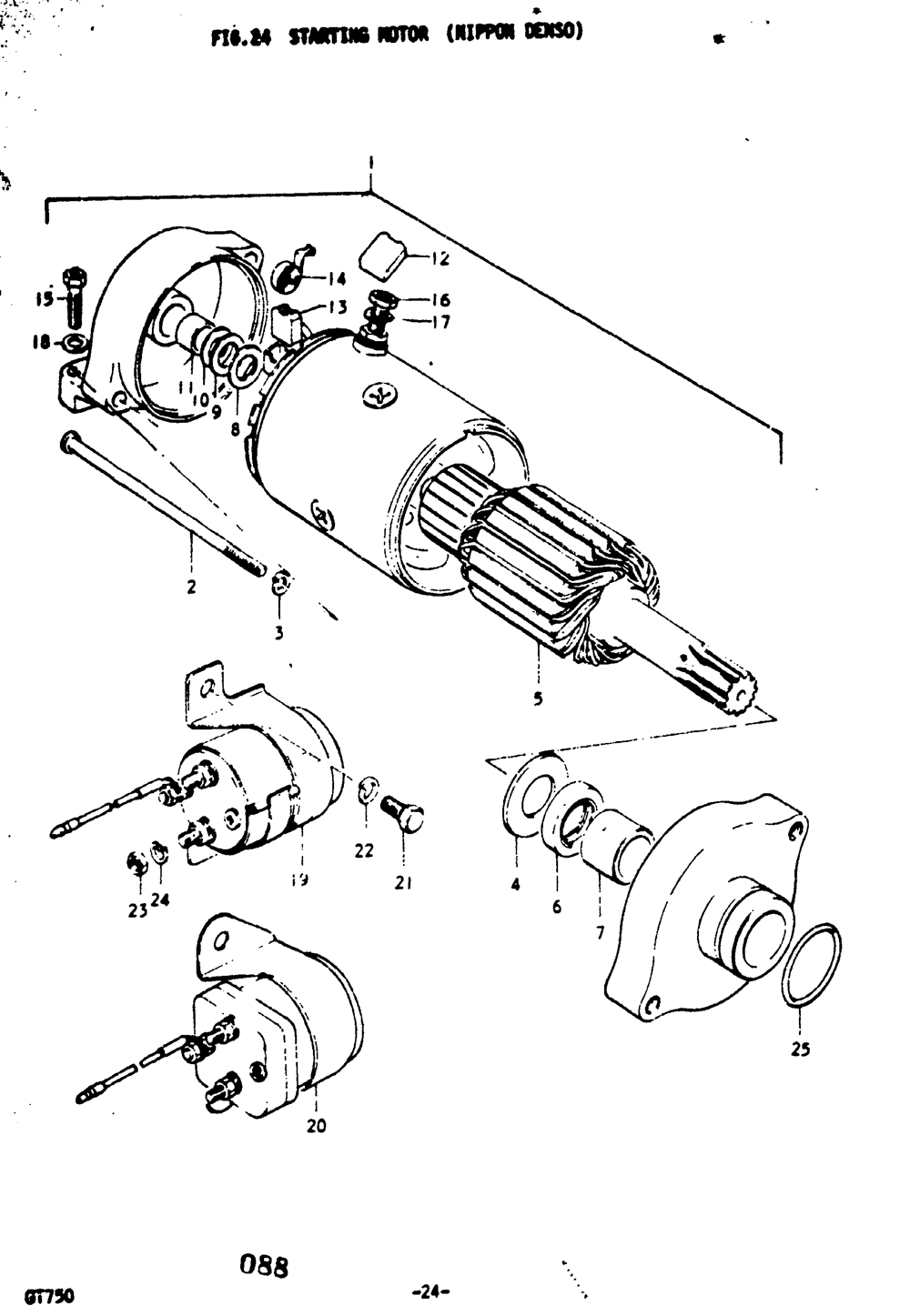 Starting motor (nippon denso)