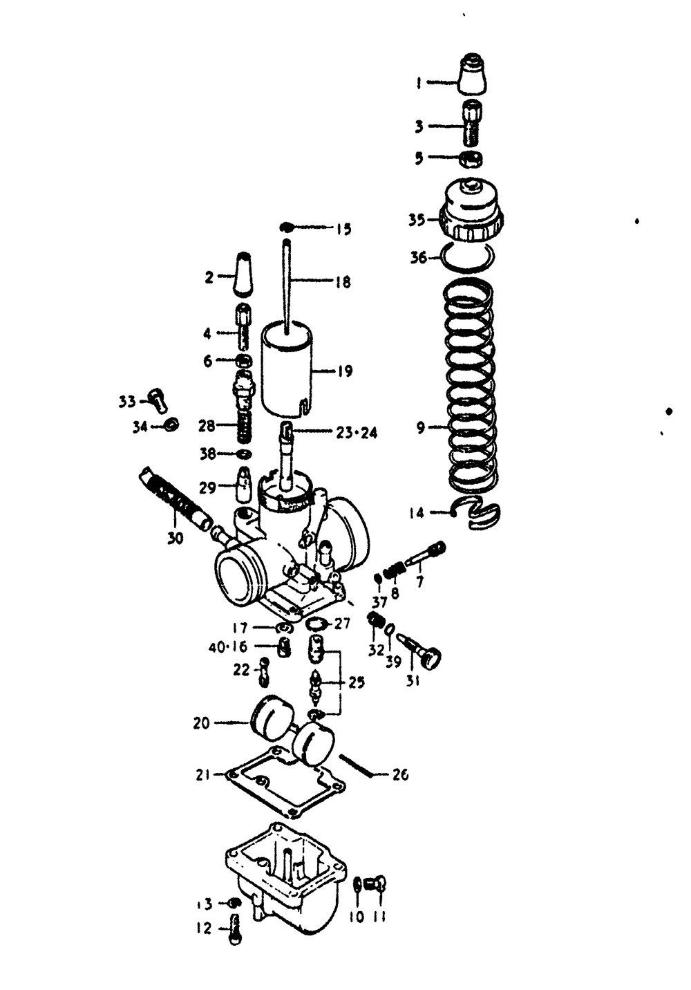 Carburetor (marked ' 31014)