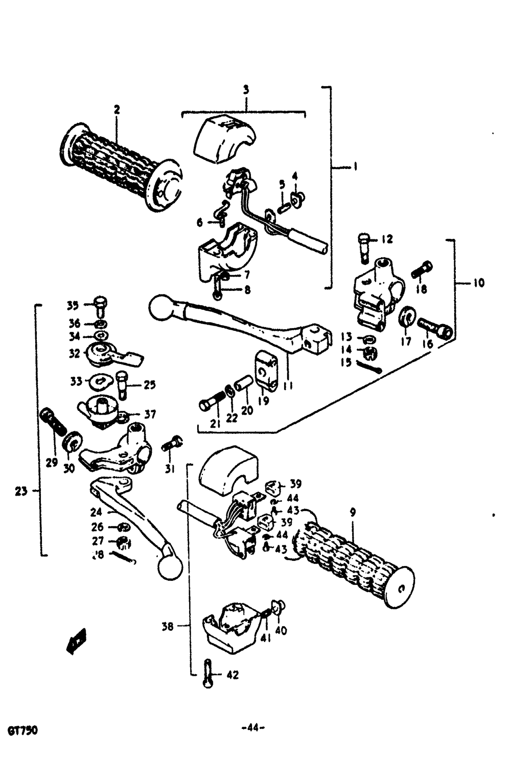 Handle switch