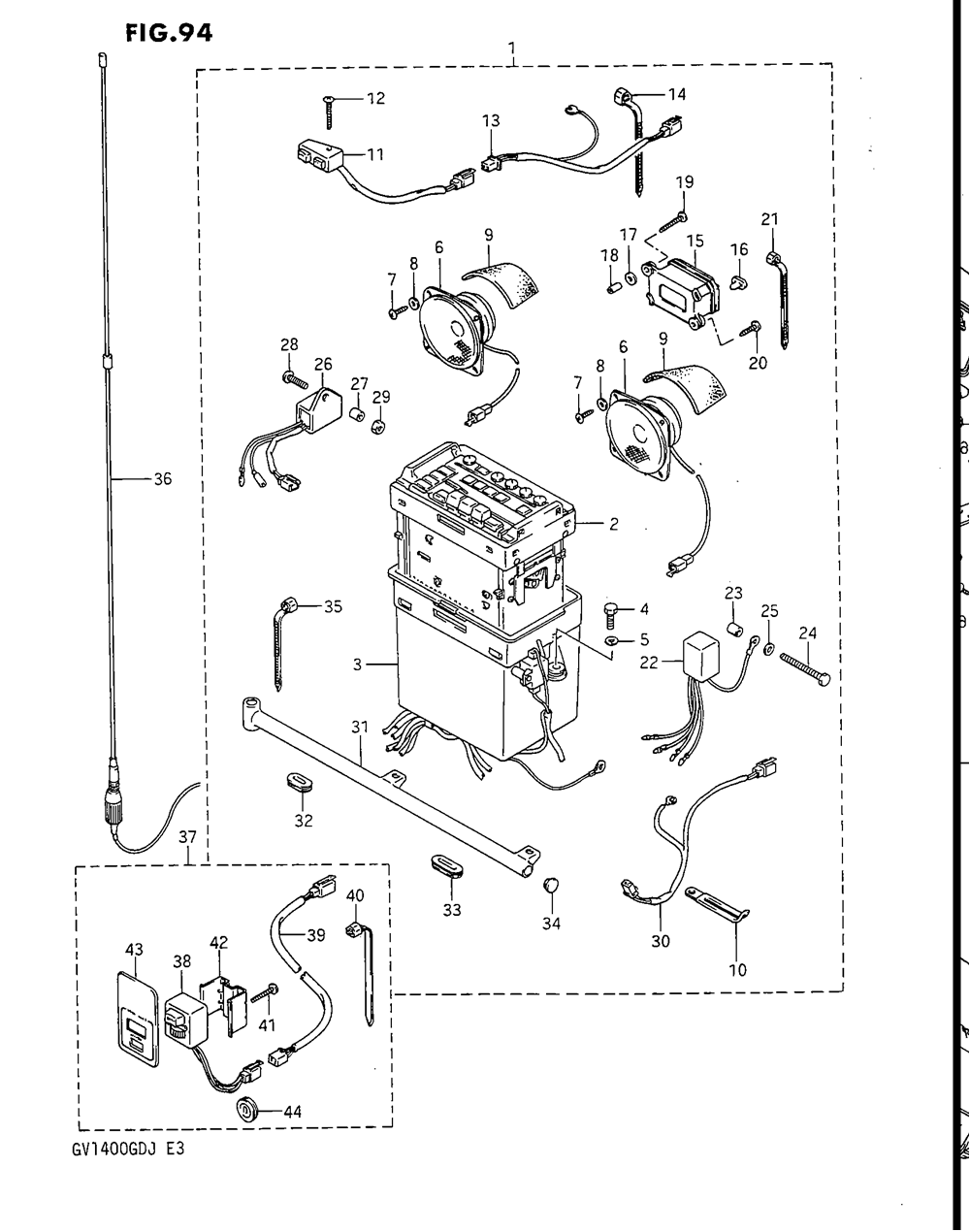 Audio kit (gv1400gtg optional)