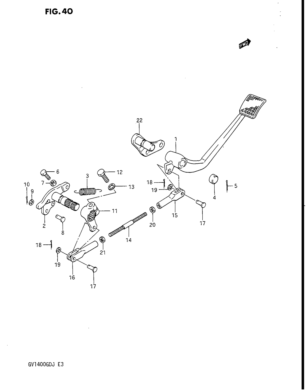 Rear brake