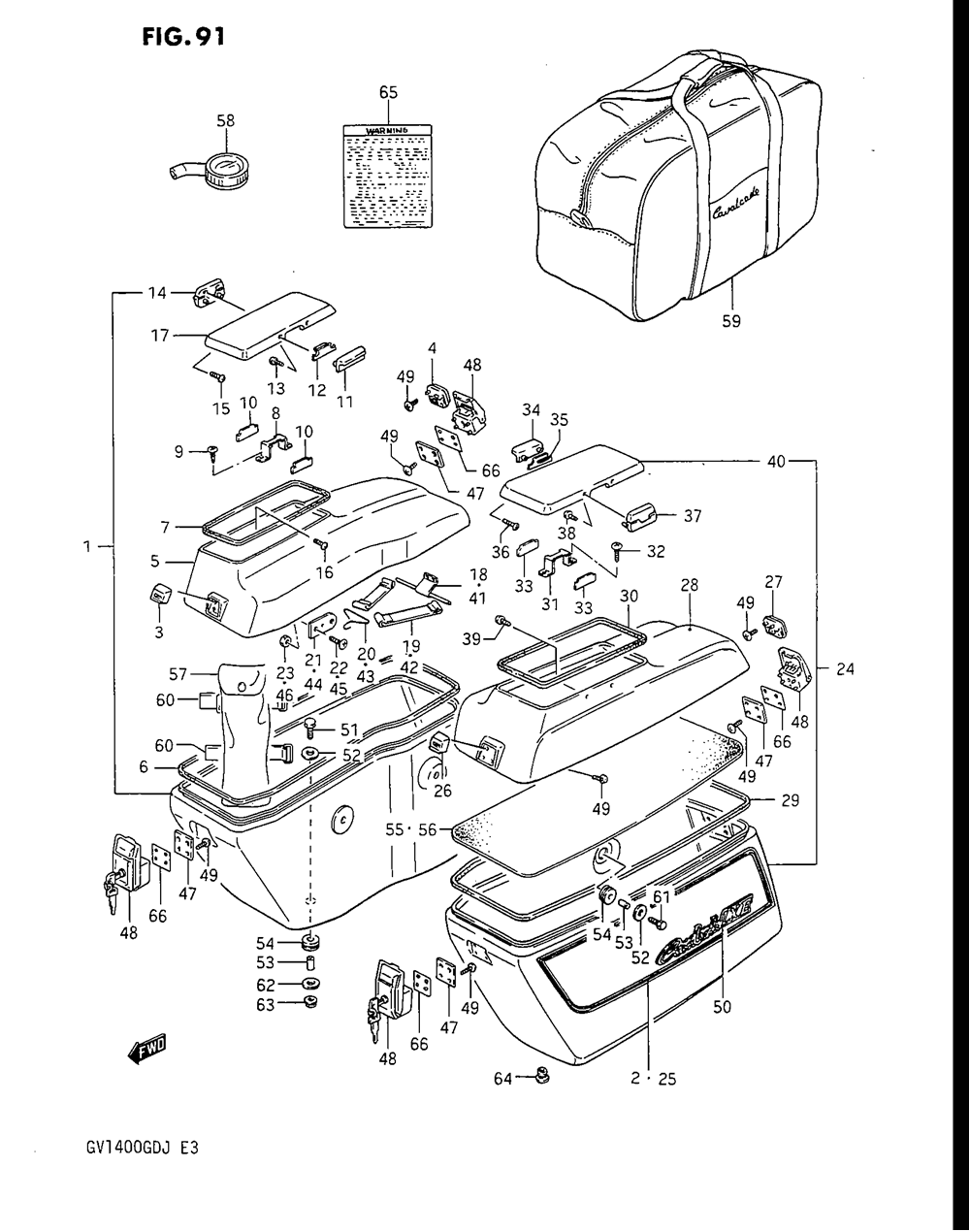 Side bag (gv1400gcg)