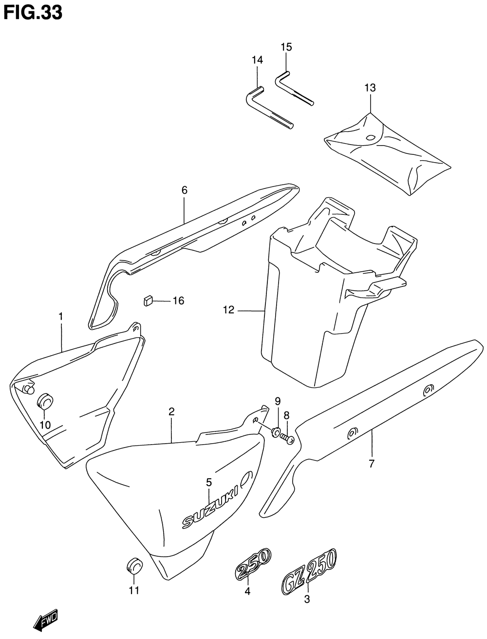 Frame cover (model x)