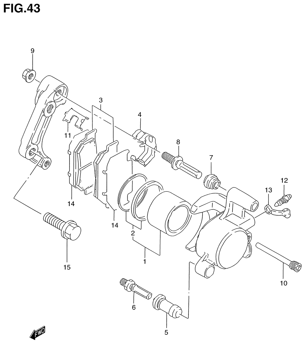 Front caliper