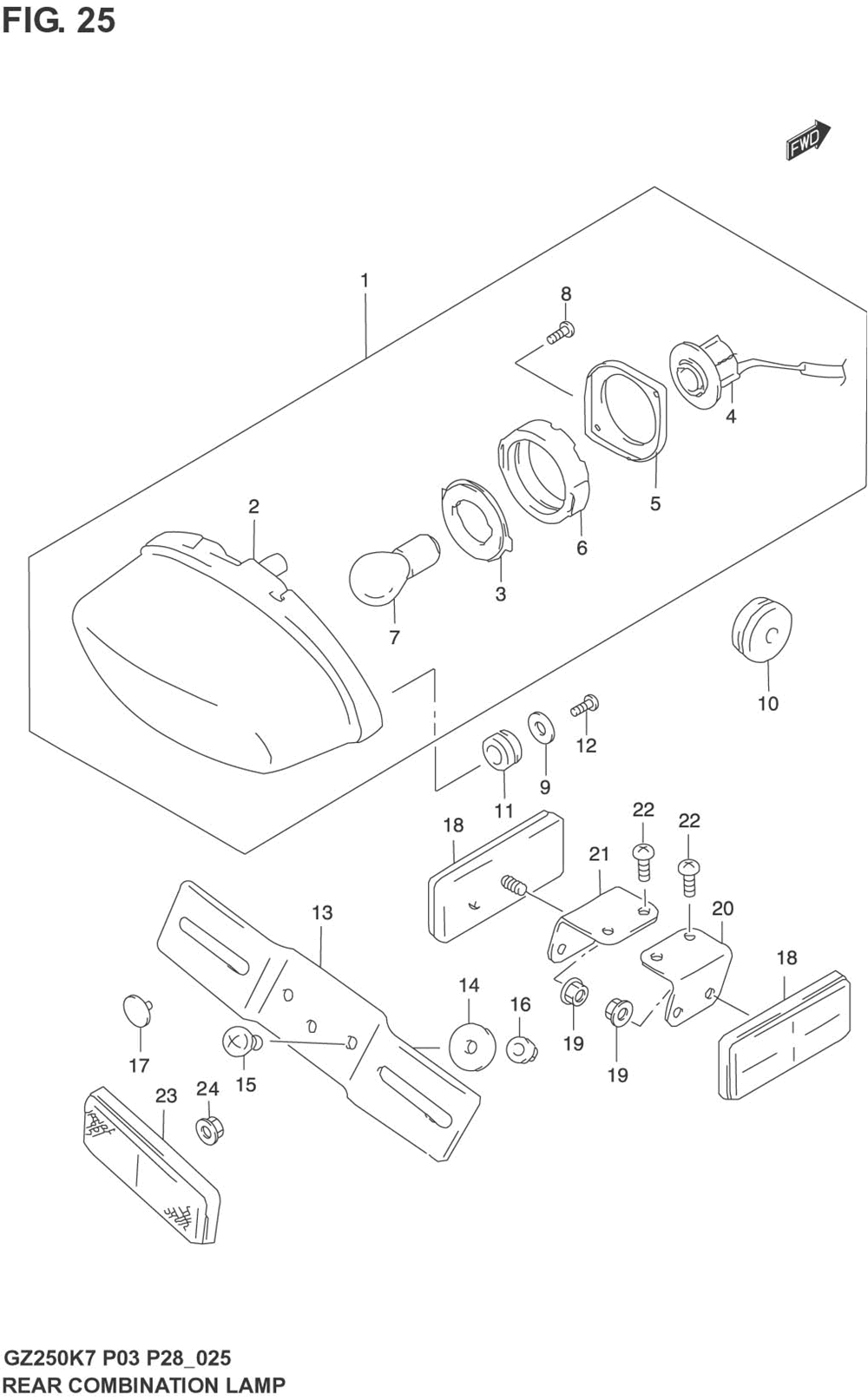 Rear combination lamp