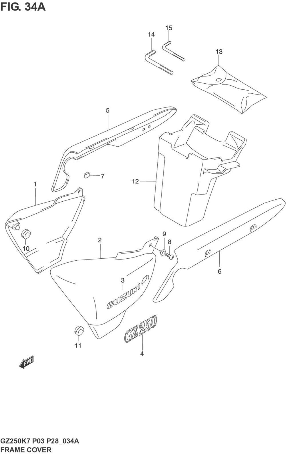 Frame cover (model k7)