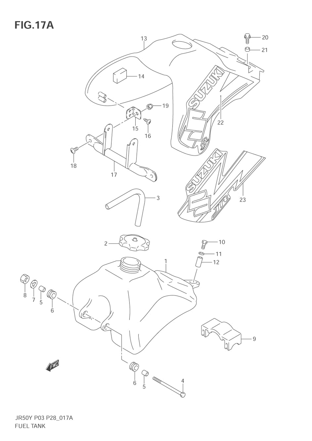 Fuel tank (model k2_k3)