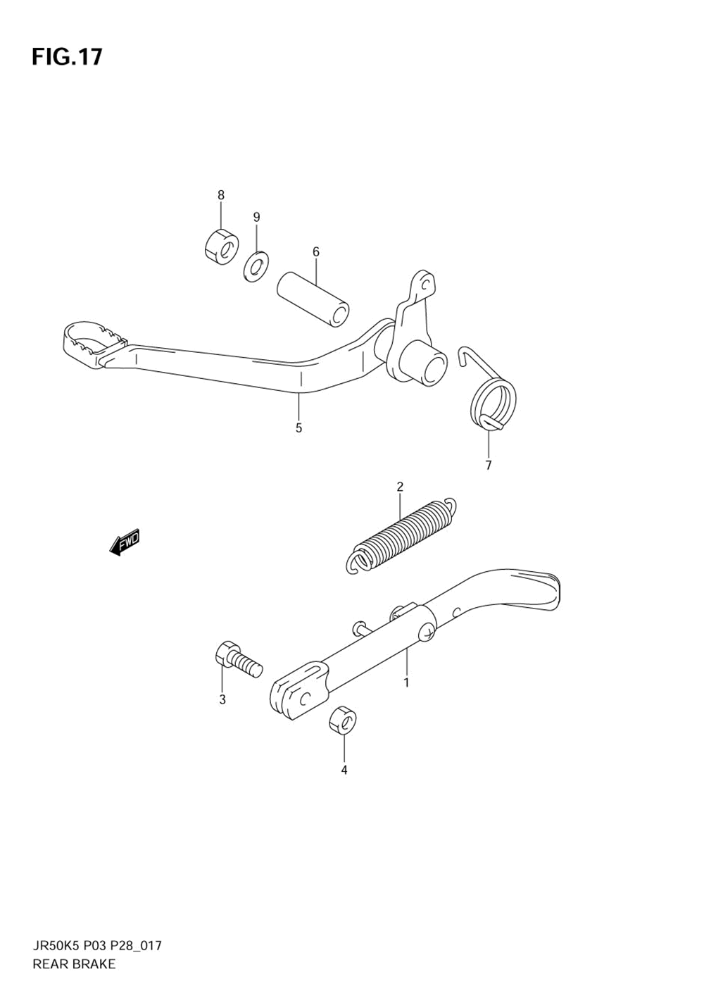 Rear brake