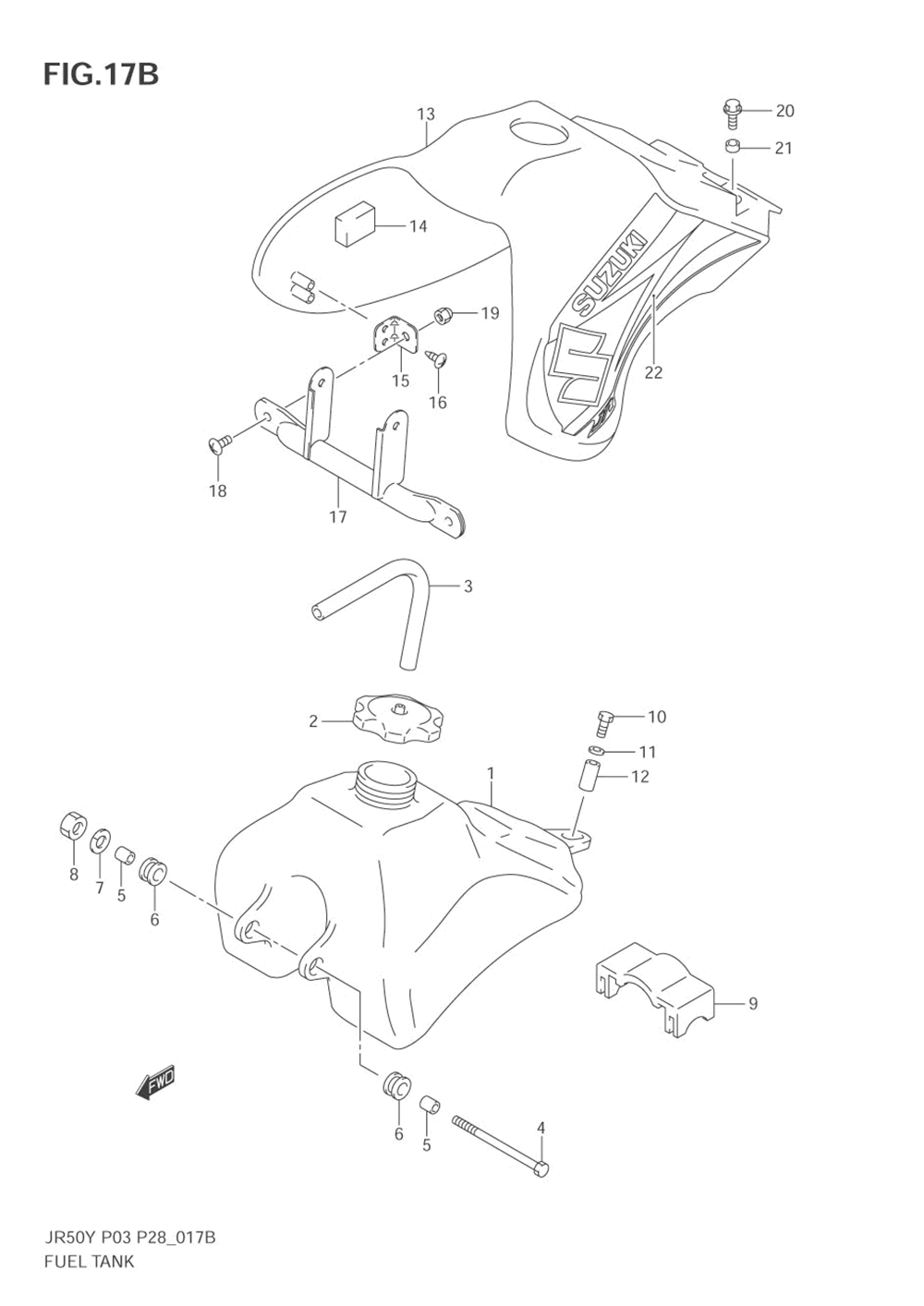 Fuel tank (model k4)