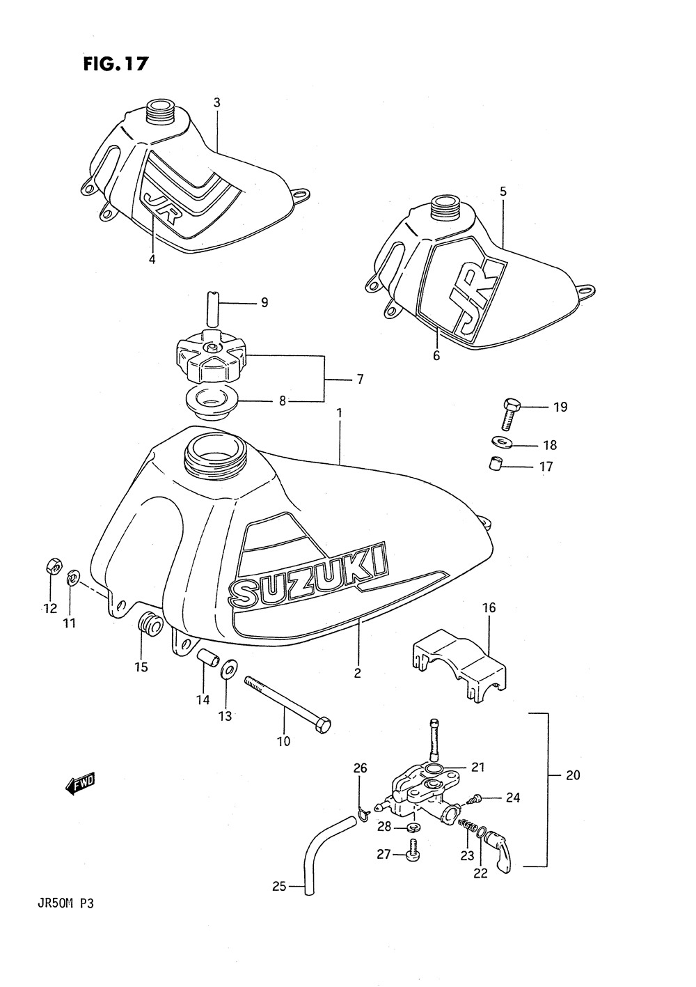 Fuel tank (model f_g_h)