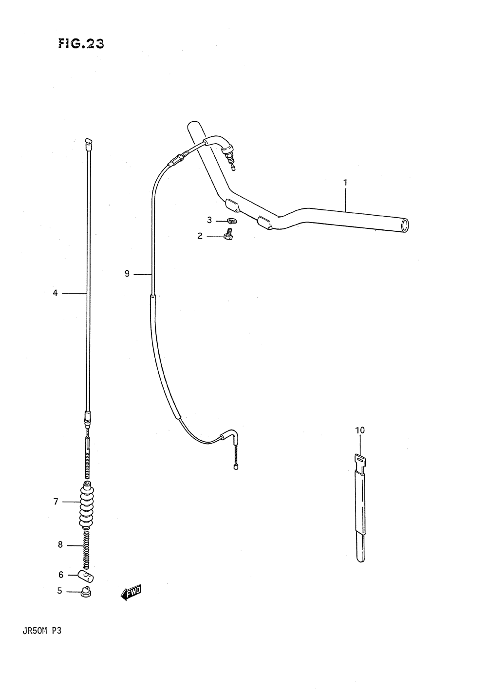 Handlebar - cable