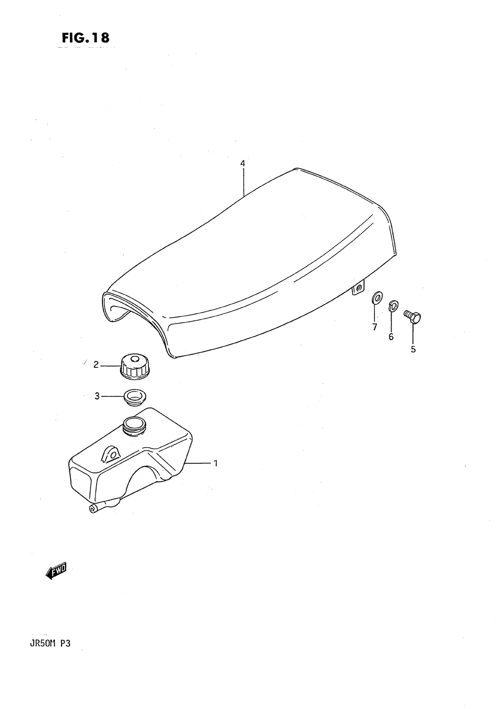 Oil tank - seat