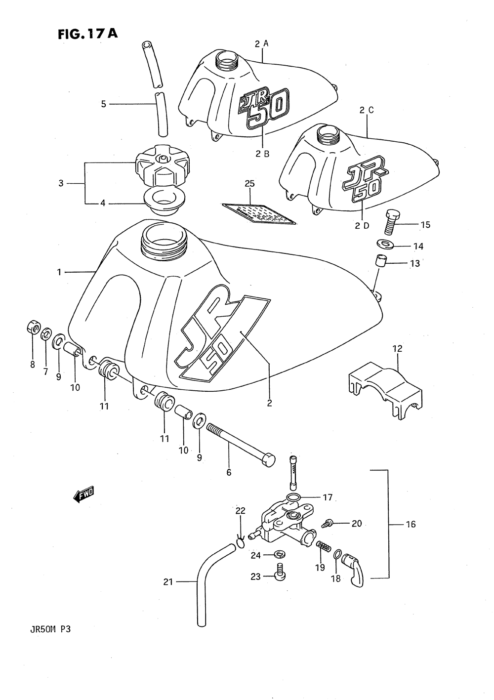 Fuel tank (model j_k_l)