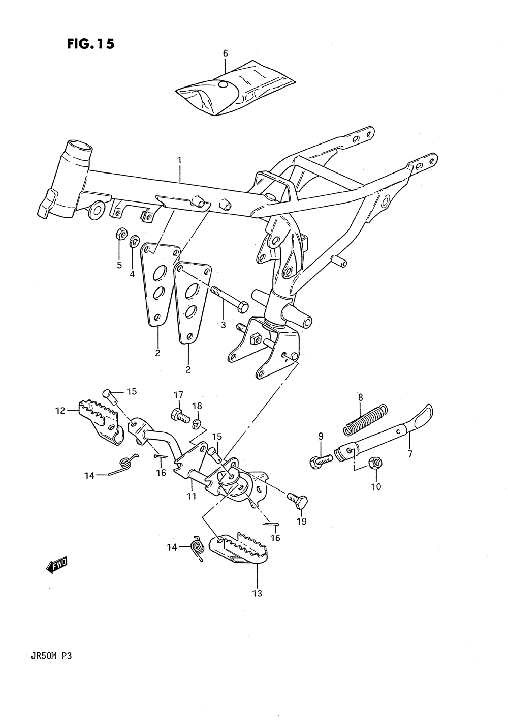 Frame - footrest