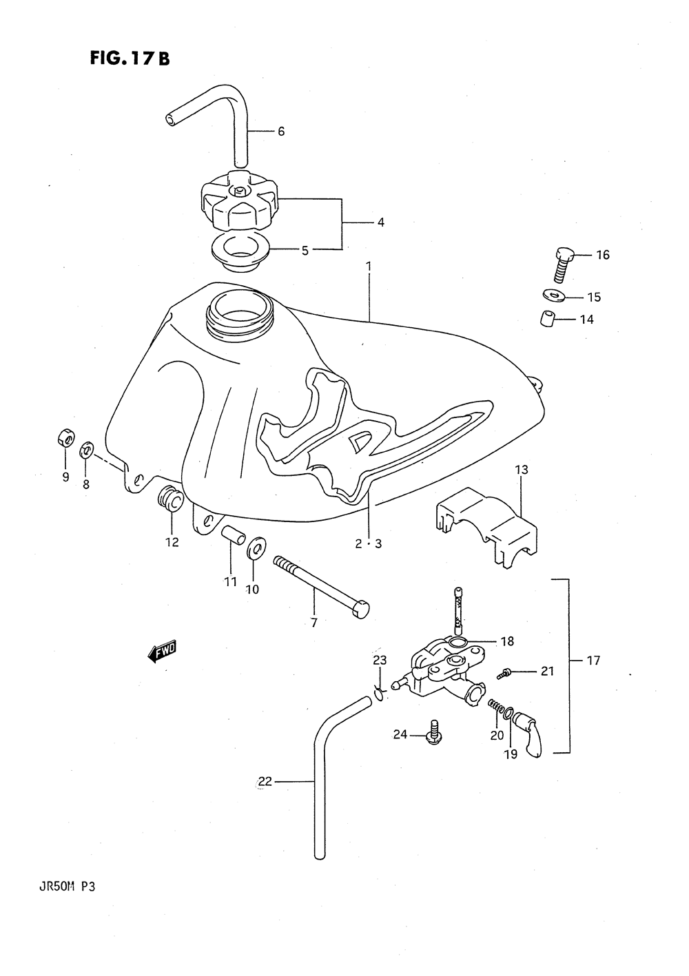 Fuel tank (model m)